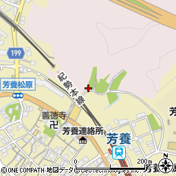 和歌山県田辺市芳養町1375周辺の地図