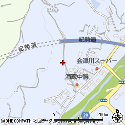 和歌山県田辺市秋津町1316-2周辺の地図