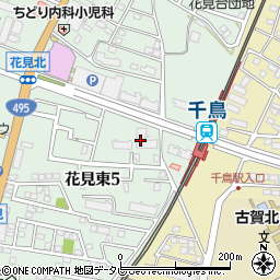 アーサー千鳥駅前周辺の地図