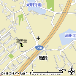 福岡県直方市頓野2456周辺の地図