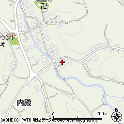 福岡県福津市内殿147周辺の地図