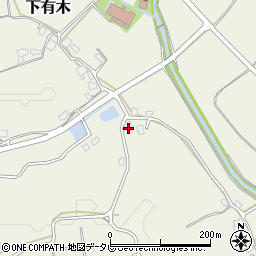 福岡県宮若市下有木589周辺の地図