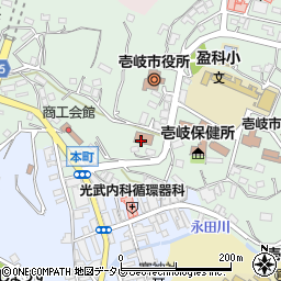 壱岐警察署周辺の地図