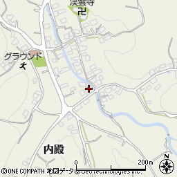 福岡県福津市内殿422-1周辺の地図