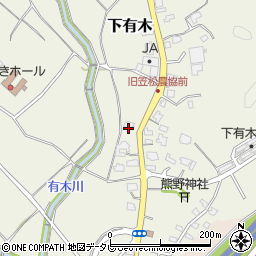 福岡県宮若市下有木340周辺の地図