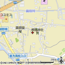 福岡県直方市頓野3708周辺の地図