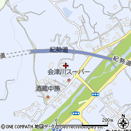 和歌山県田辺市秋津町1343-1周辺の地図