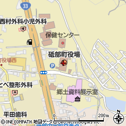 砥部町役場周辺の地図