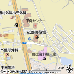 愛媛県伊予郡砥部町周辺の地図