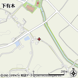 福岡県宮若市下有木698周辺の地図