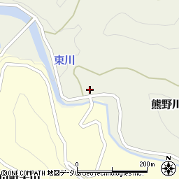 和歌山県新宮市熊野川町東51周辺の地図