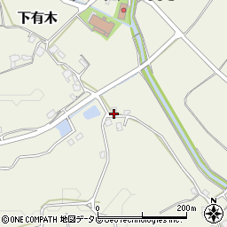 福岡県宮若市下有木697周辺の地図