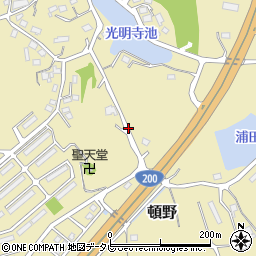 福岡県直方市頓野2455周辺の地図