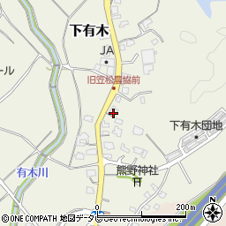 福岡県宮若市下有木242周辺の地図
