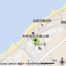 愛媛県伊予市本郡46周辺の地図