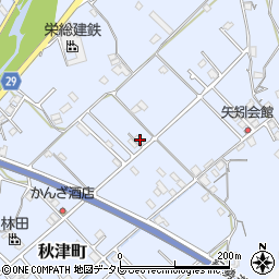 和歌山県田辺市秋津町411周辺の地図