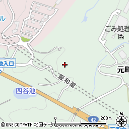 南紀田辺トンネル周辺の地図