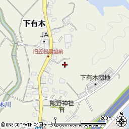 福岡県宮若市下有木196周辺の地図