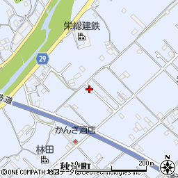 和歌山県田辺市秋津町407-1周辺の地図