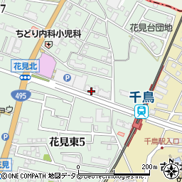 サンシャイン千鳥駅前周辺の地図