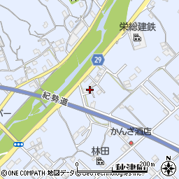 和歌山県田辺市秋津町335-9周辺の地図