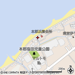 愛媛県伊予市本郡21周辺の地図