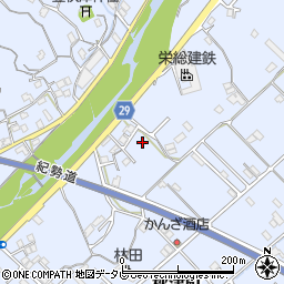 和歌山県田辺市秋津町330-7周辺の地図