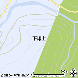 和歌山県田辺市下川上周辺の地図