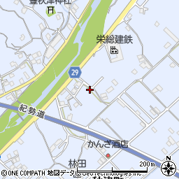 和歌山県田辺市秋津町330-5周辺の地図