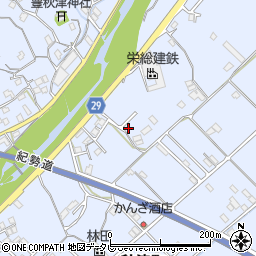 和歌山県田辺市秋津町343-7周辺の地図