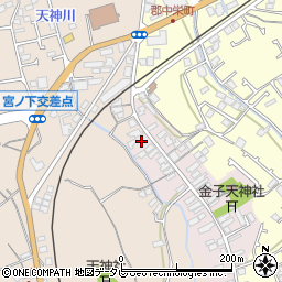 愛媛県伊予市三島町1周辺の地図
