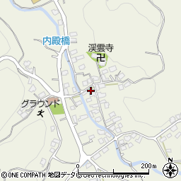 福岡県福津市内殿632周辺の地図