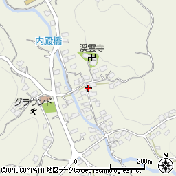 福岡県福津市内殿633周辺の地図