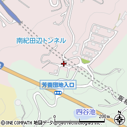 和歌山県田辺市芳養町2896周辺の地図