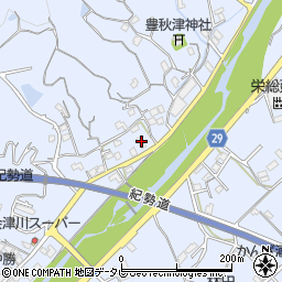 和歌山県田辺市秋津町1468周辺の地図