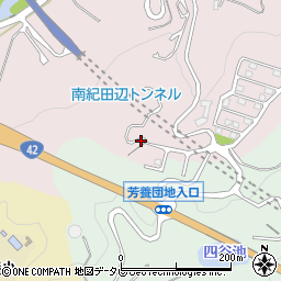 和歌山県田辺市芳養町2824周辺の地図