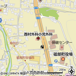 西村医院周辺の地図