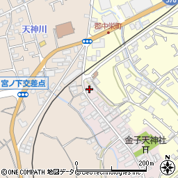 愛媛県伊予市三島町146周辺の地図