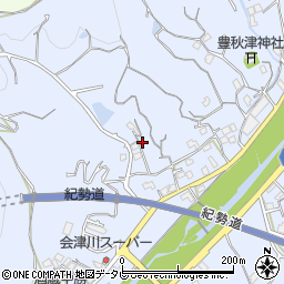 和歌山県田辺市秋津町1416周辺の地図