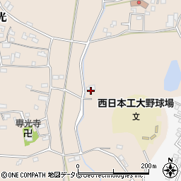 福岡県京都郡苅田町稲光1632周辺の地図