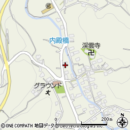 福岡県福津市内殿540周辺の地図