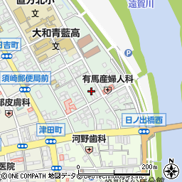 湯村鍼灸マッサージ院周辺の地図