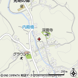 福岡県福津市内殿618周辺の地図
