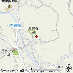 福岡県福津市内殿725周辺の地図