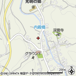 福岡県福津市内殿539周辺の地図