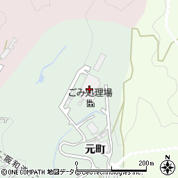 田辺市役所　廃棄物処理課周辺の地図