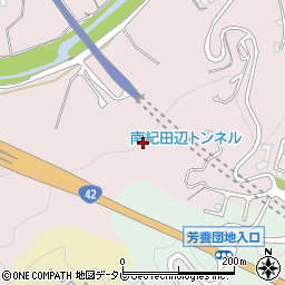 阪和自動車道周辺の地図