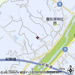 和歌山県田辺市秋津町1511周辺の地図