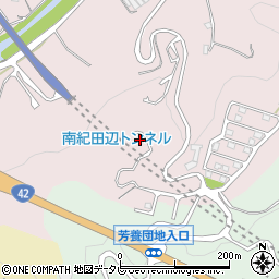 和歌山県田辺市芳養町2829周辺の地図