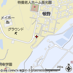 福岡県直方市頓野259-34周辺の地図